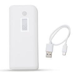 Powerbank Plástico com Lanterna